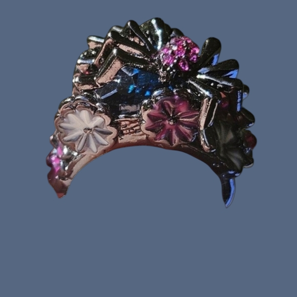Jewelry - 🕷️💐Spider / Floral Ring GORGEOUS - NWOT💐🕷️
